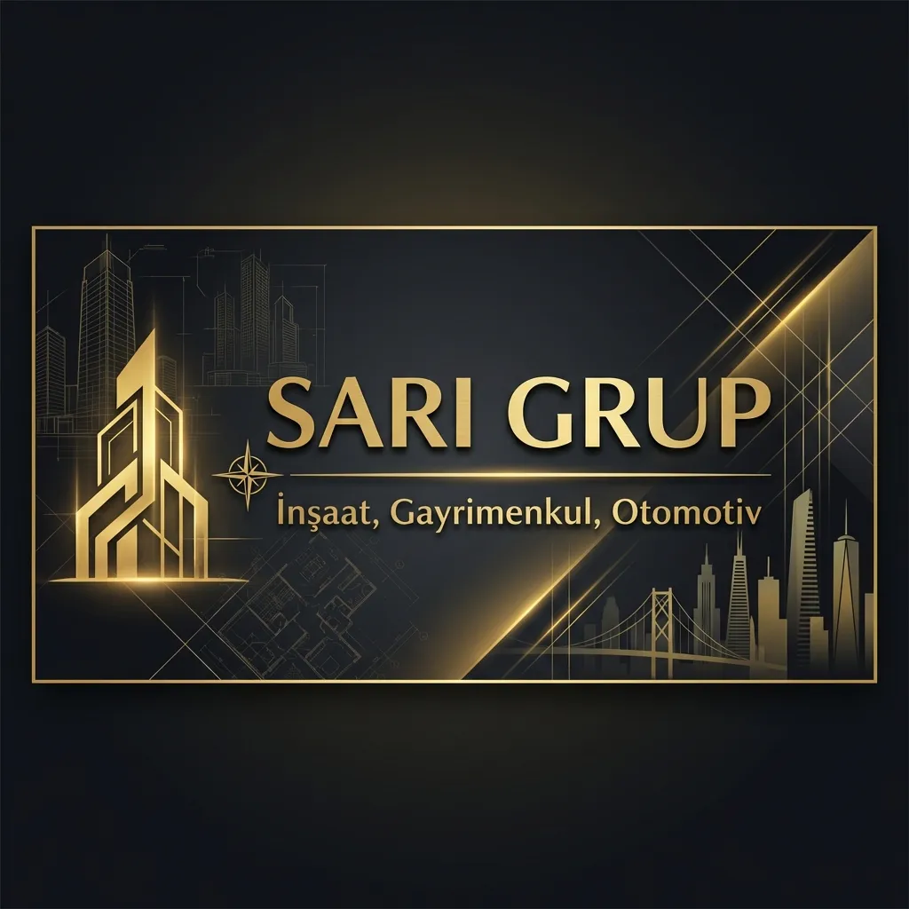 Modern şehir manzarası ve gökdelenler - Sarı Grup inşaat projeleri